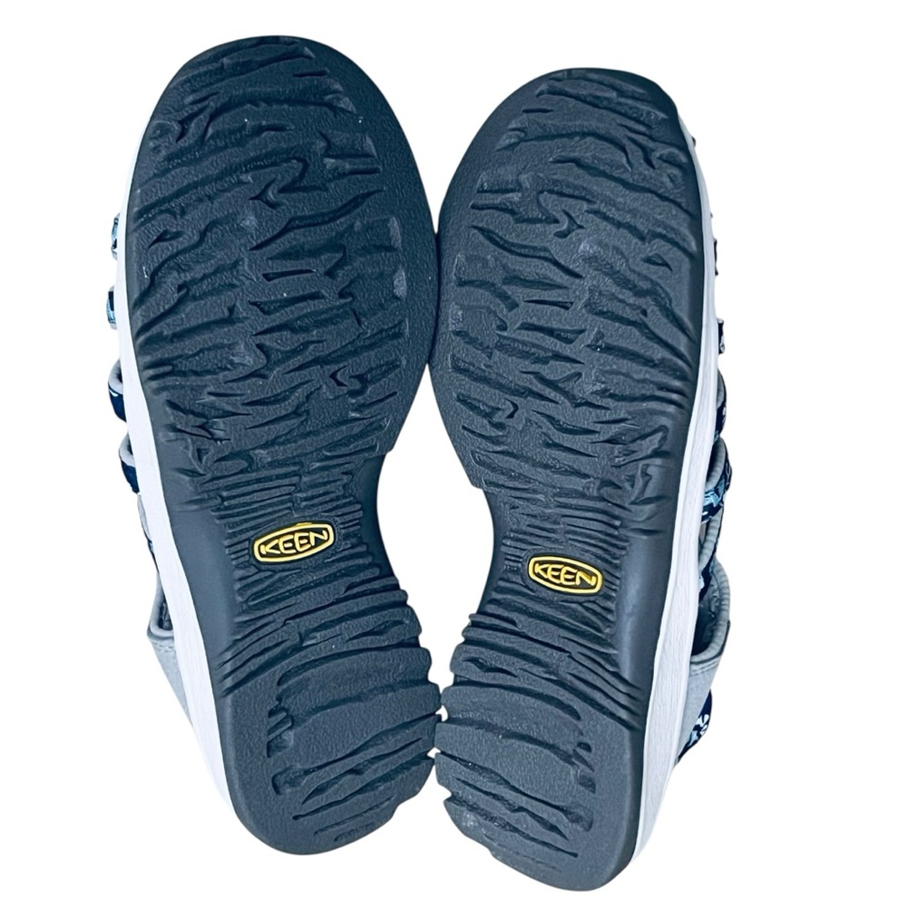 KEEN Fluister Women's Sandal Blue Floral Vapor Waterproof Hiking Shoes Sz 8.5 - Picture 11 of 13